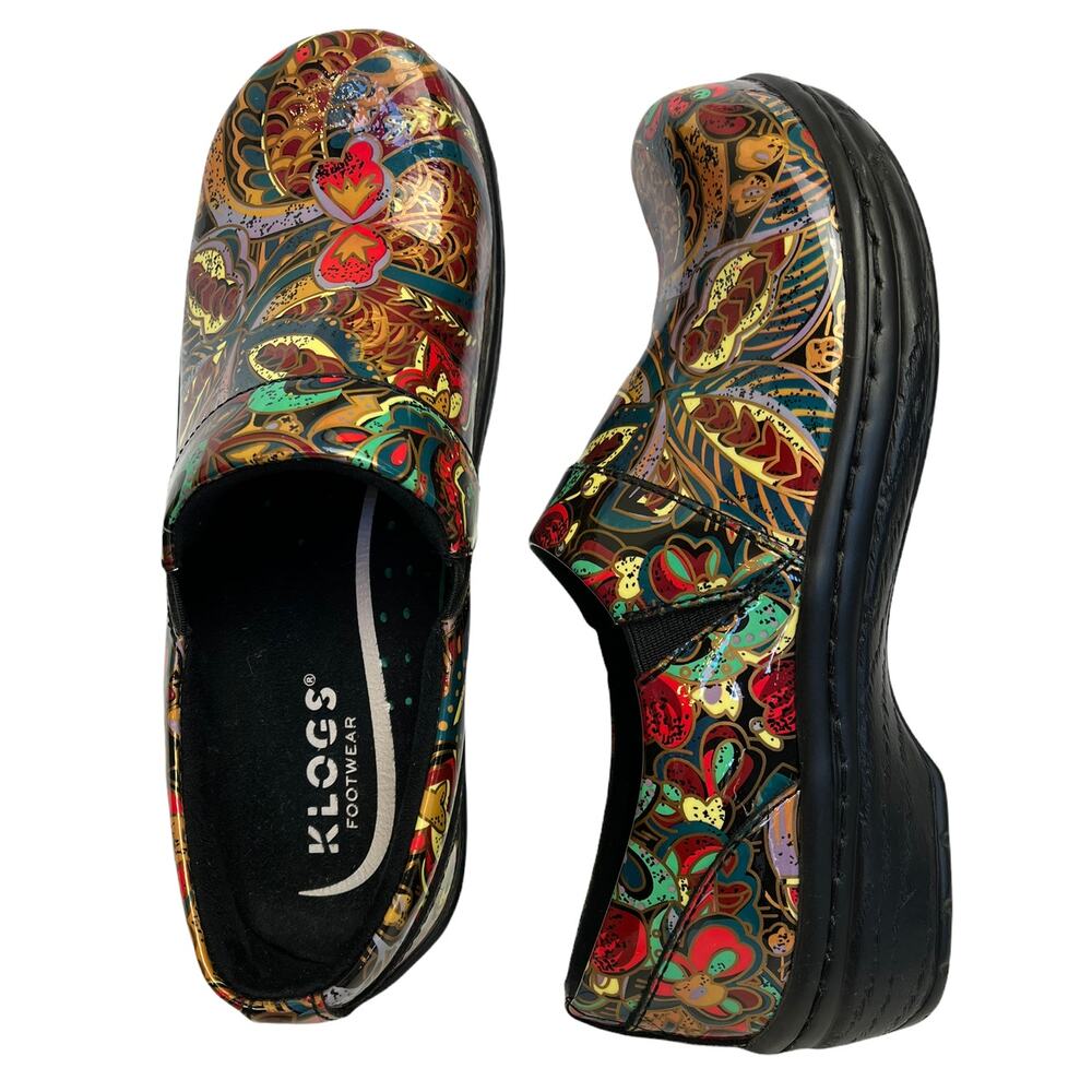 Klogs Jungle Boogie MISSION Leather Clog | Sz 6 | Multicolor | Excellent! - Picture 6 of 12